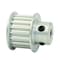 B&B Manufacturing 19-3P09-6FA2, Timing Pulley, Aluminum, Clear Anodized 19-3P09-6FA2 - alternate 2